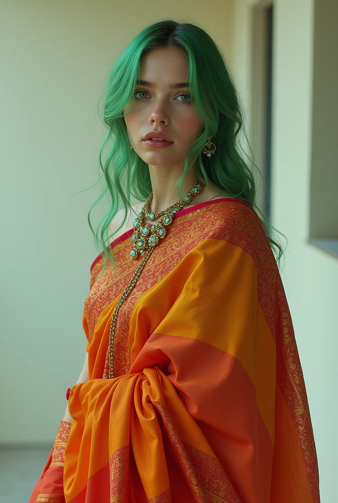 Billie eilish in sari