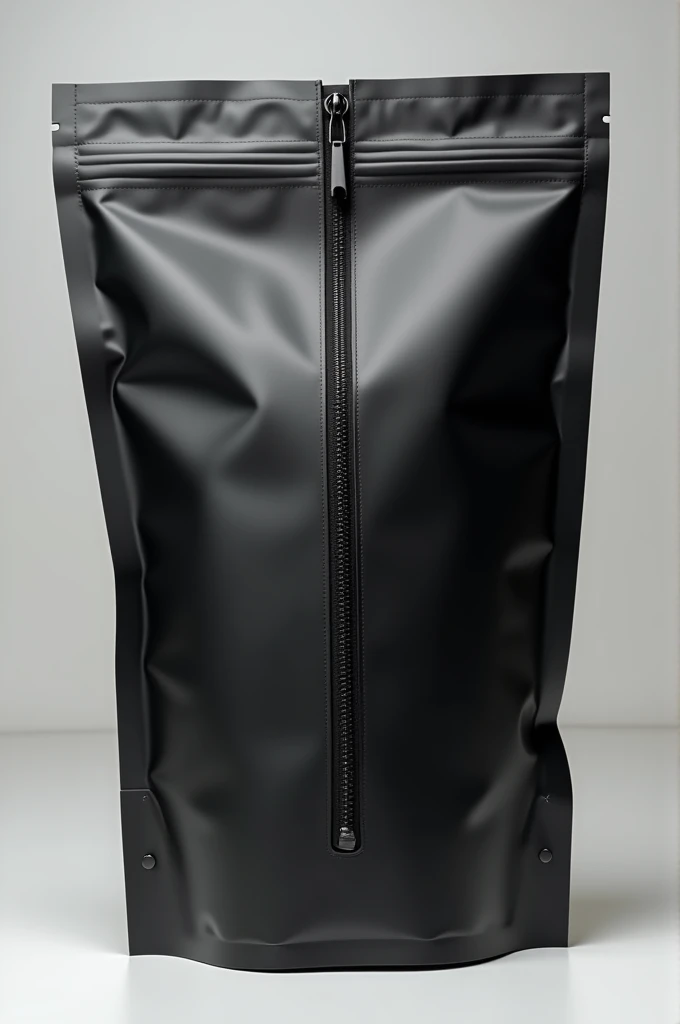 Pre-workout zipped packaging in black