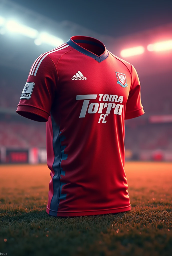 Create an image of the interclass jersey Team name Torra-Torra FC