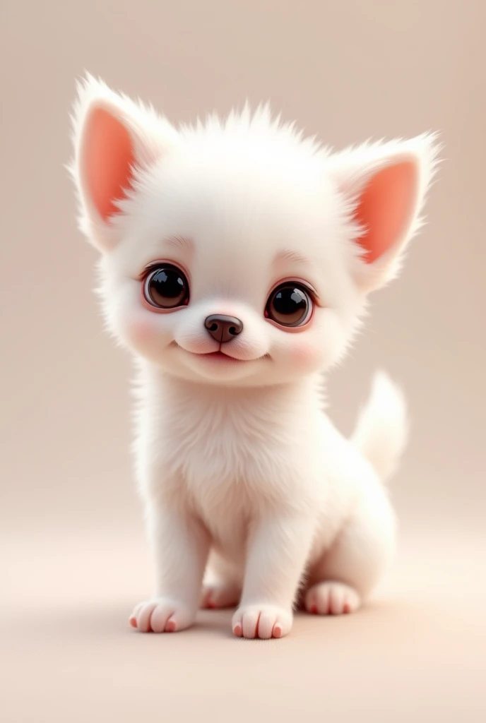 Create a small white Chihuahua puppy c