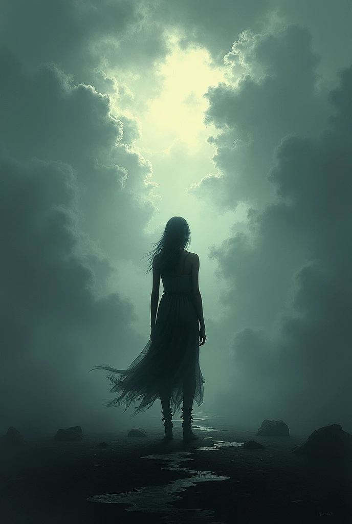 Cover art for my first song release that i can use on spotify. The songs name is broken again. Its about having been in a dark place in life but refusing to go back there again. 
