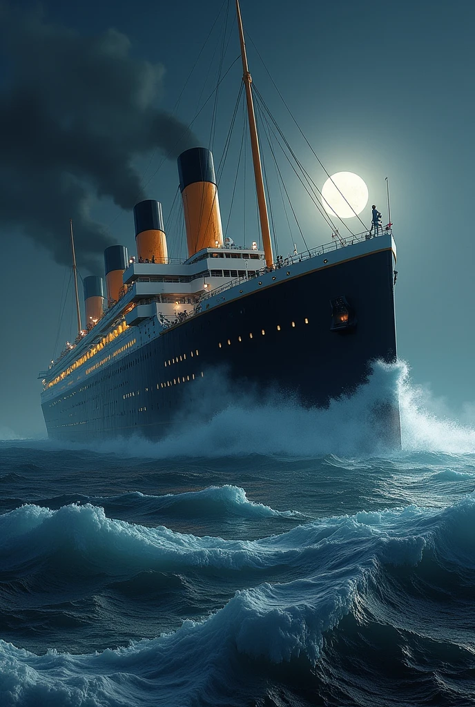 Titanic struck an iceberg and sank in the North Atlantic Ocean