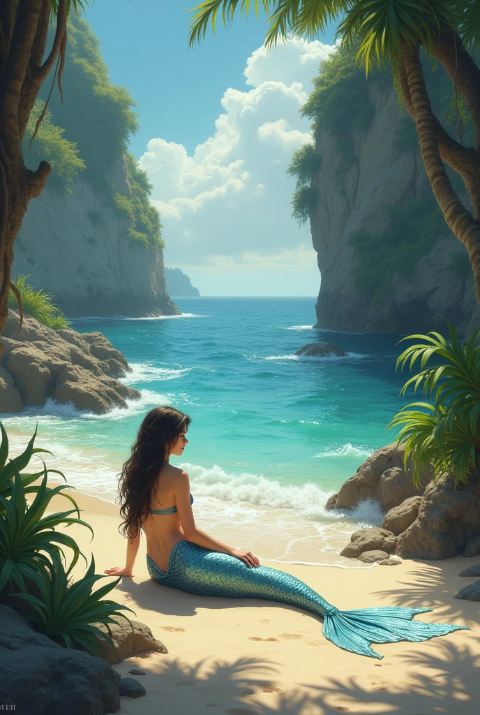 Mermaid on the beach