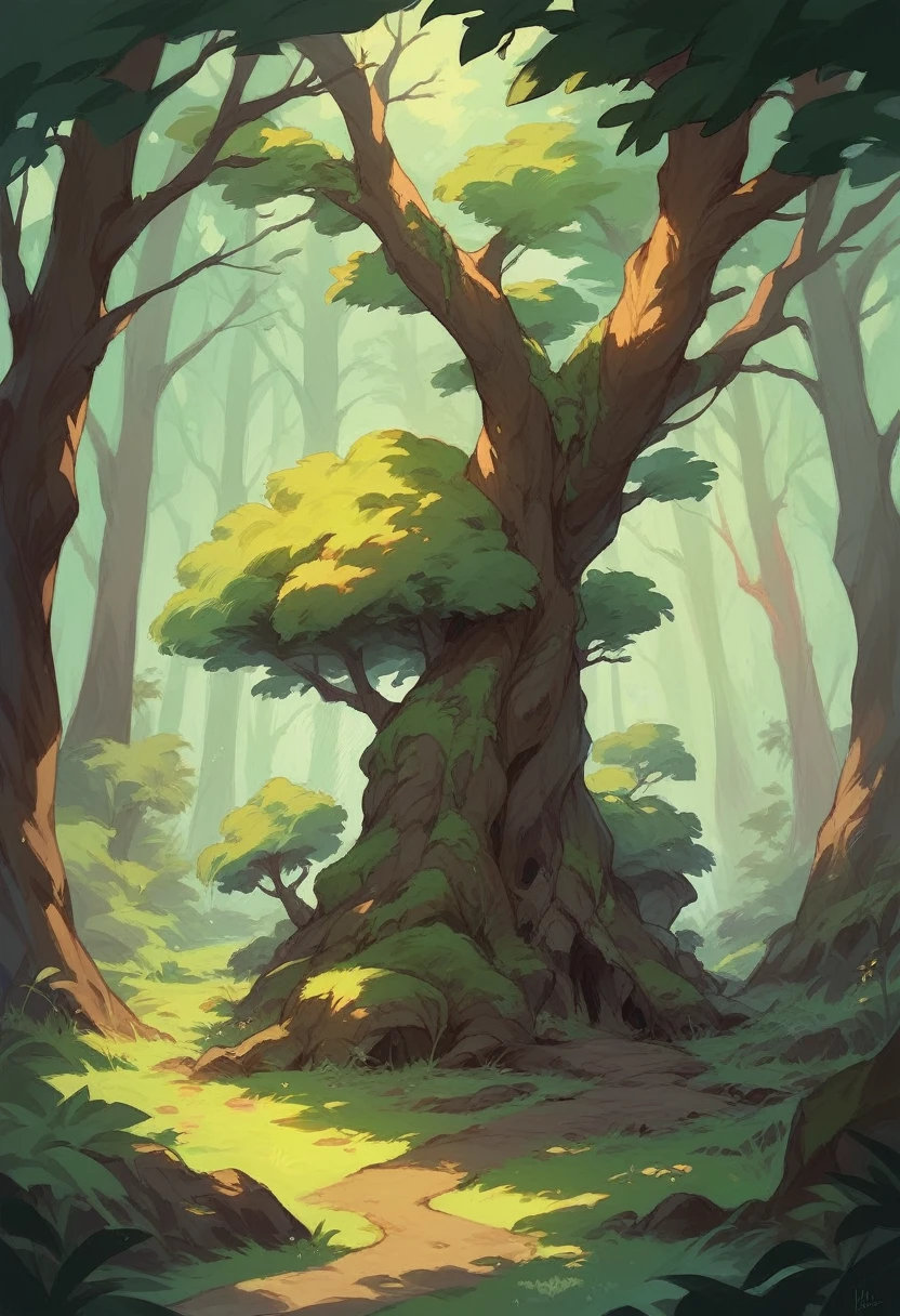 Tree in forest