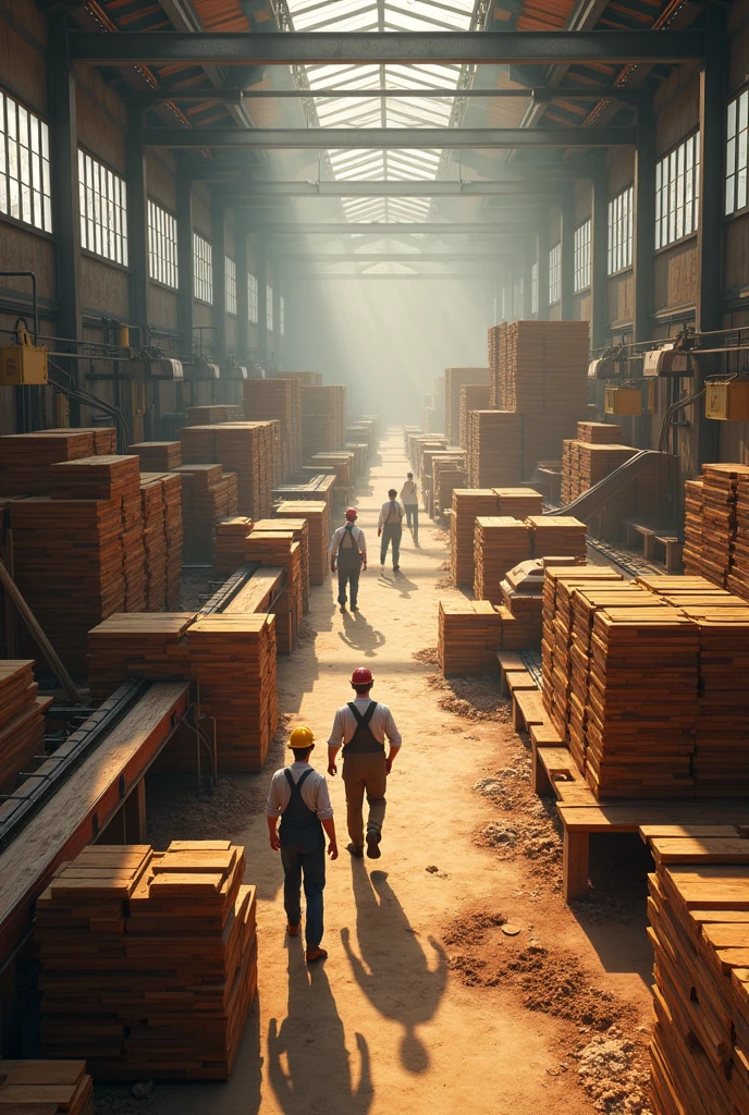 
image of a wood factory