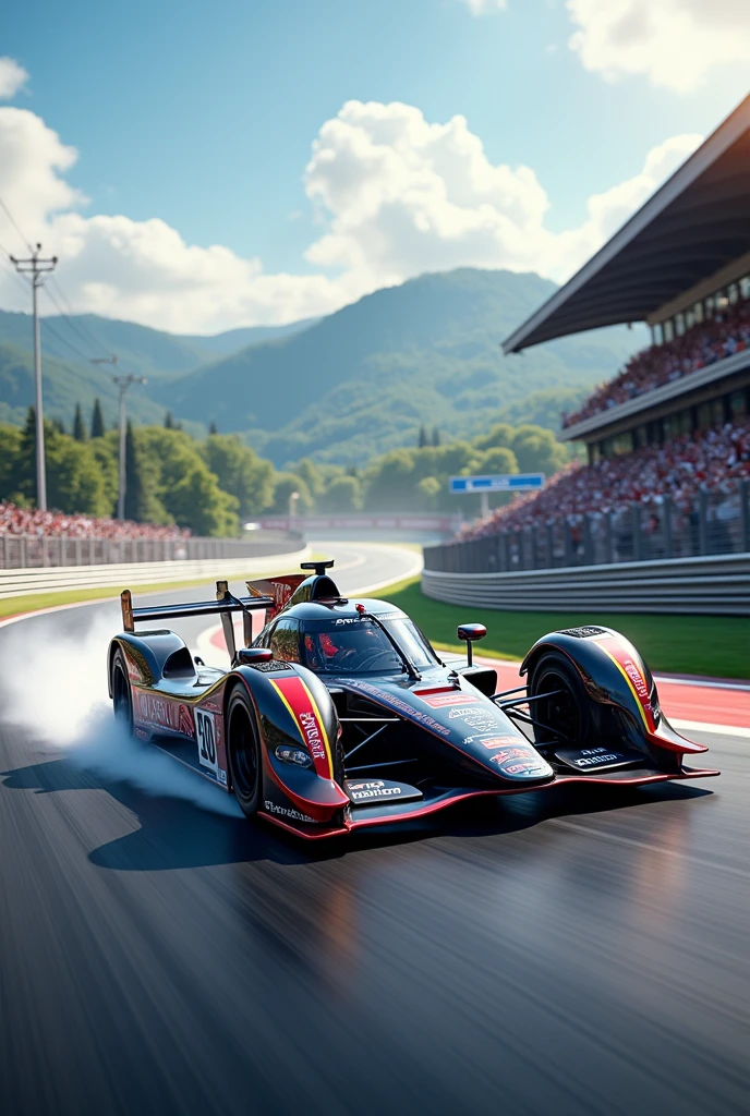 a race car on a track