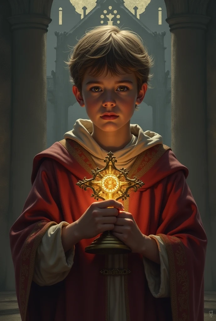 digital drawing of Saint Tarcisius