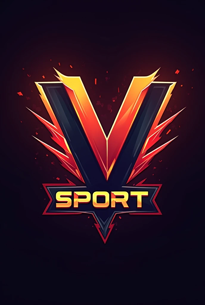 Logo of a FREE FIRE team called VM sports