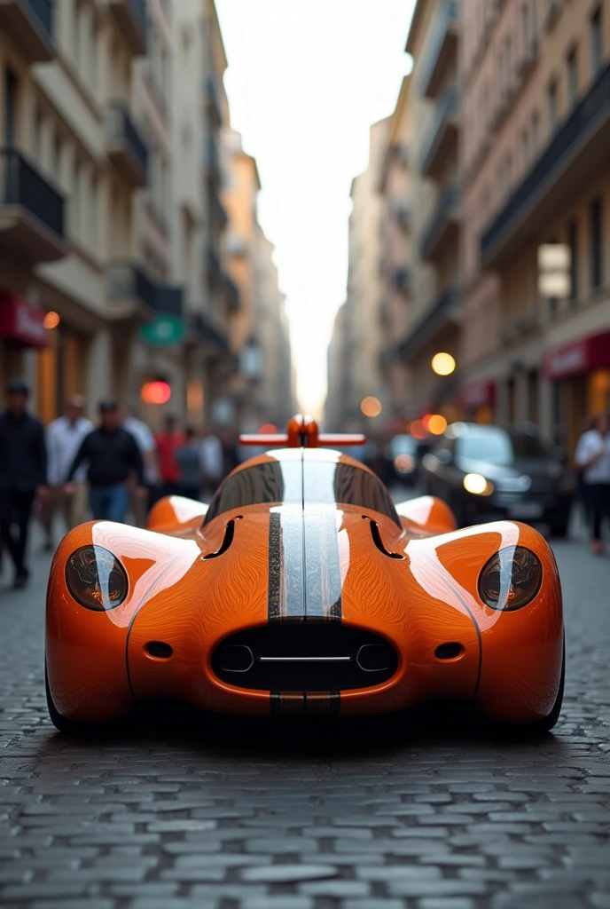 Violin shaped car 