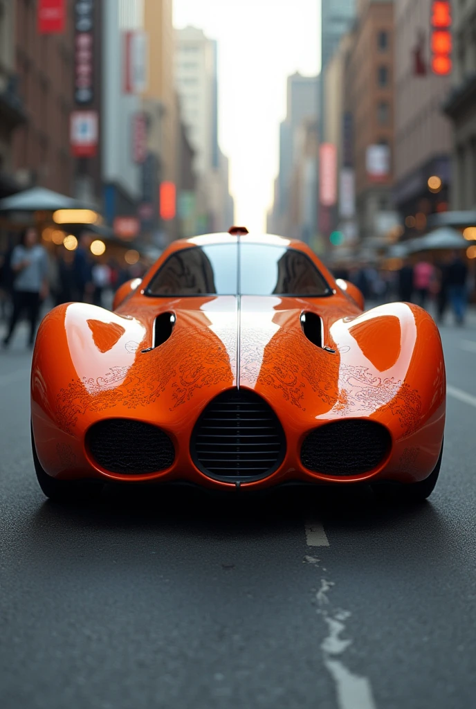 Violin shaped car 