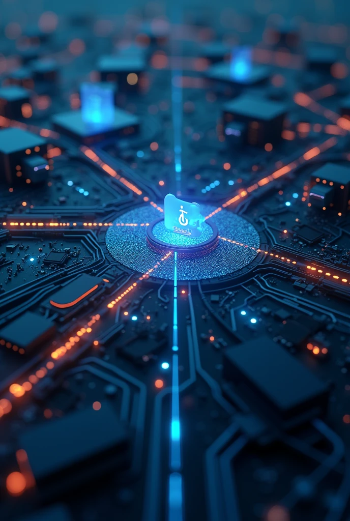 An IP address with a communication network