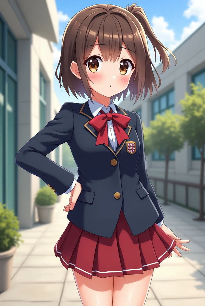 Anime school girl uniform