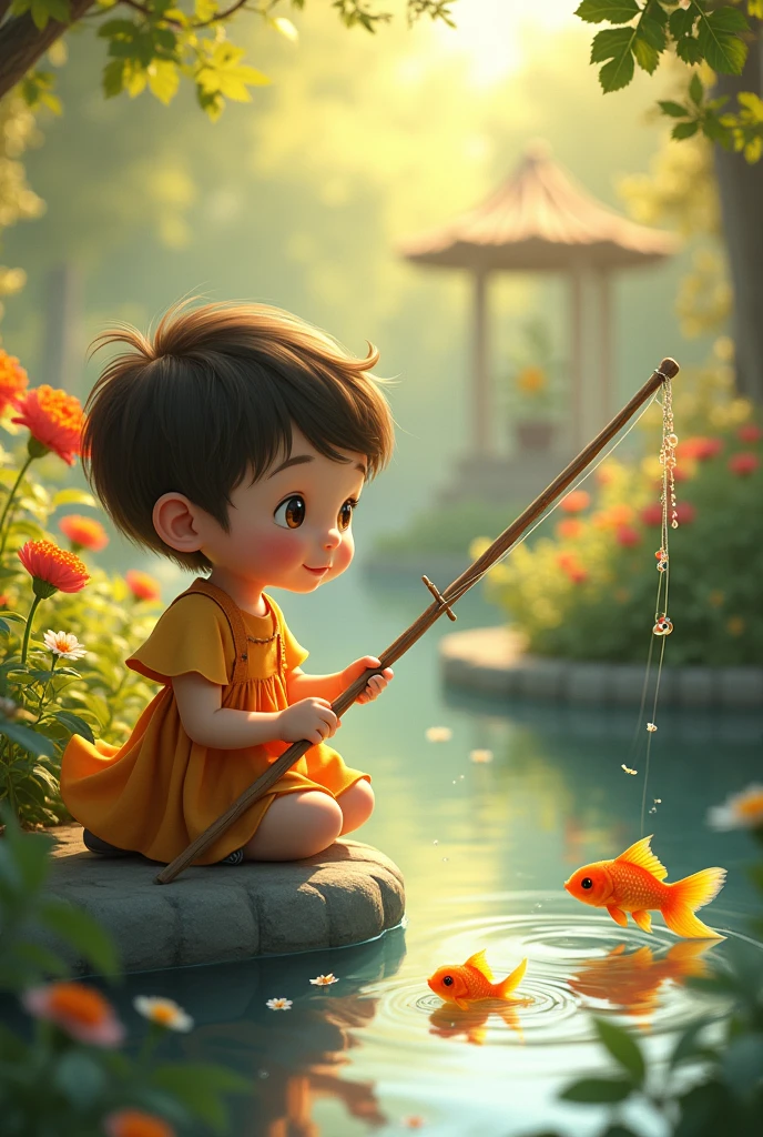 Fishing for goldfish