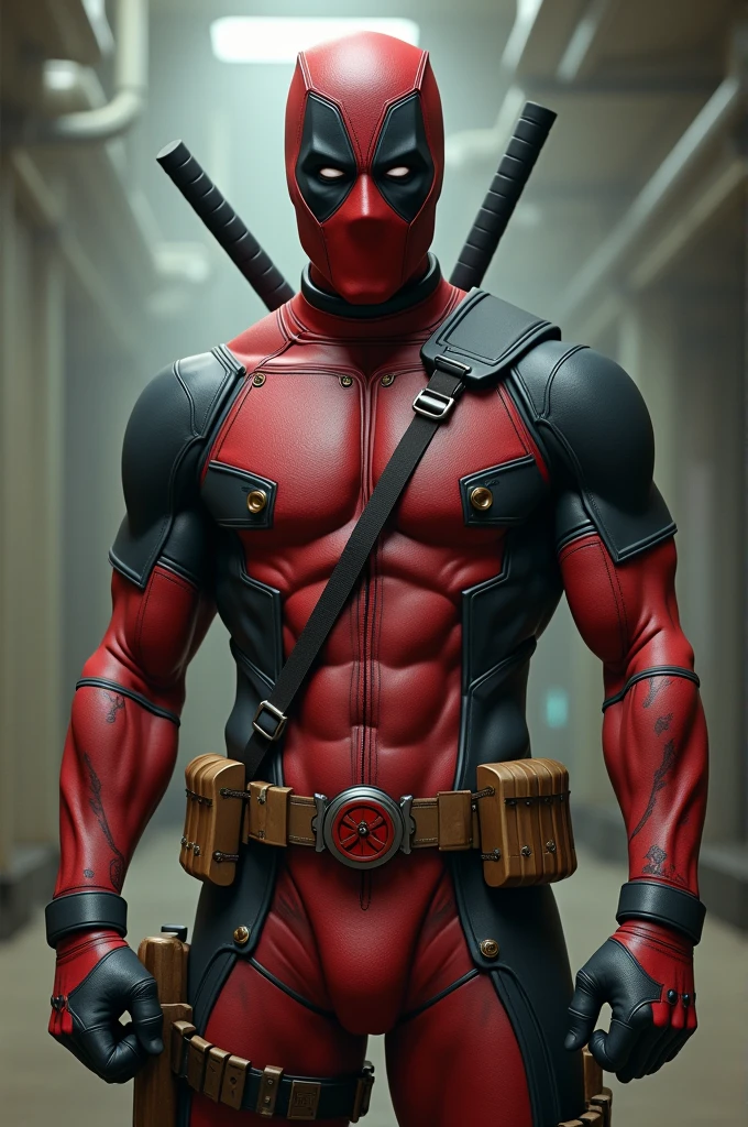 Deadpool  without muscle suit in 