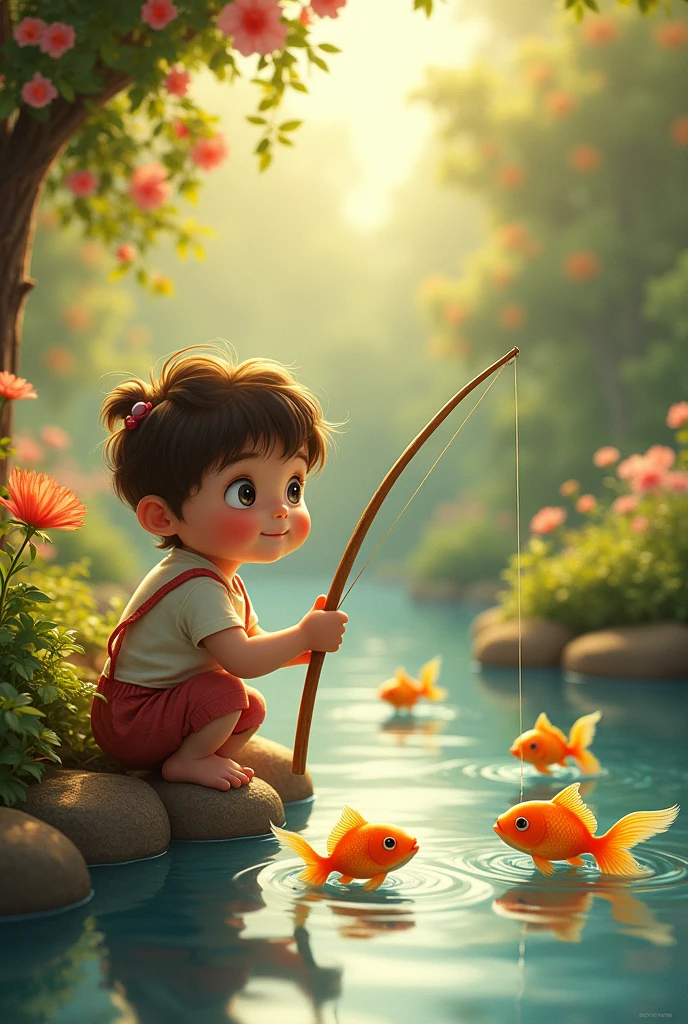 Fishing for goldfish