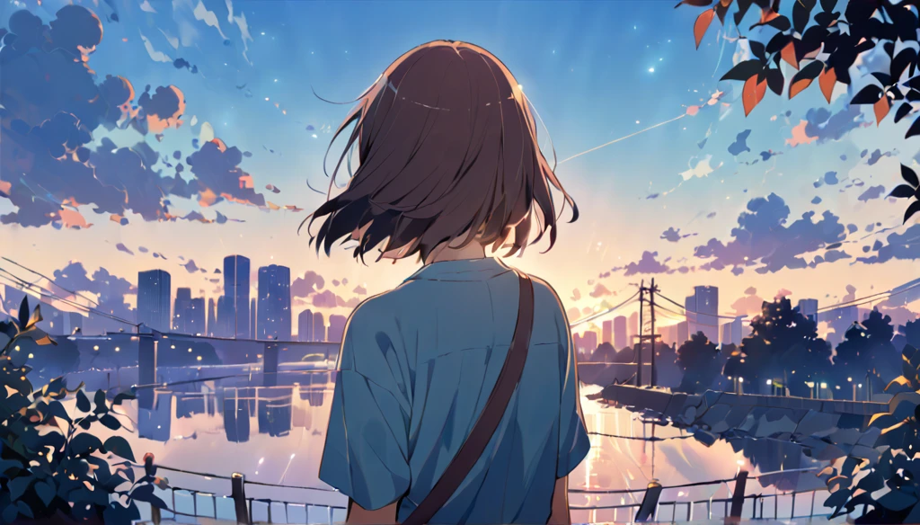 (Masterpiece:1.2), (Lofi anime Aesthetic), (best quality), estilo anime ((makoto shinkai)), makoto shinkai&#9, background anime full hd, conceptual artwork, tumblr, magical realism, cute anime, anime full hd, anime movie backgrounds, Ultra range of scene details