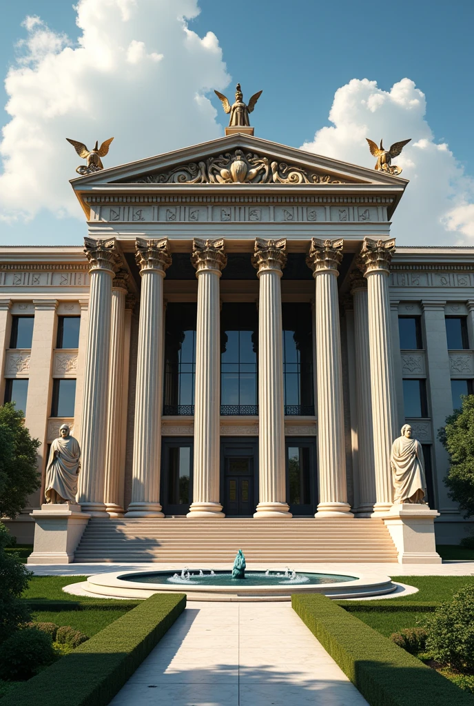 A company entirely based on a Greek temple with the theme of wind gods