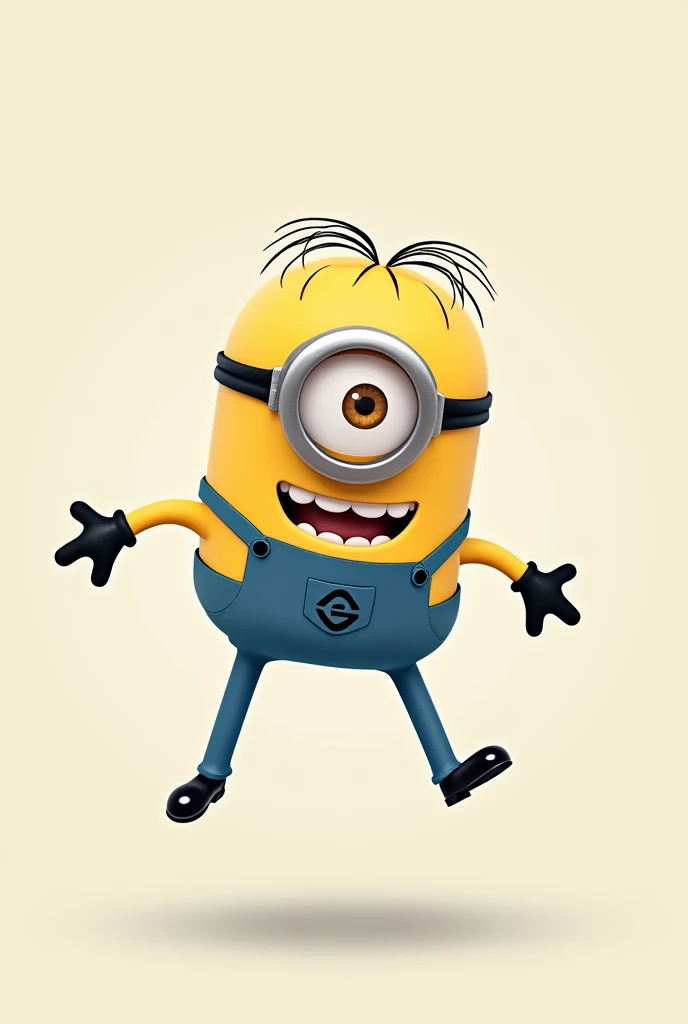 makes a picture of a minion showing its legs