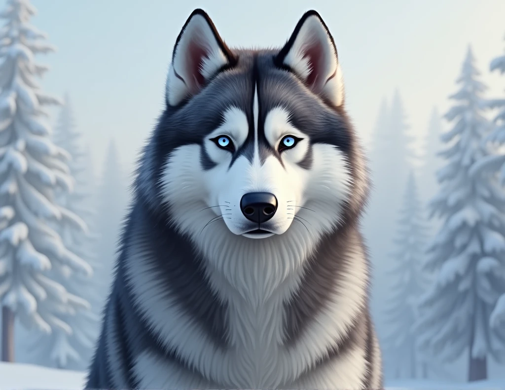 high resolution, (art officiel, beautiful and aesthetic: 1.2), husky