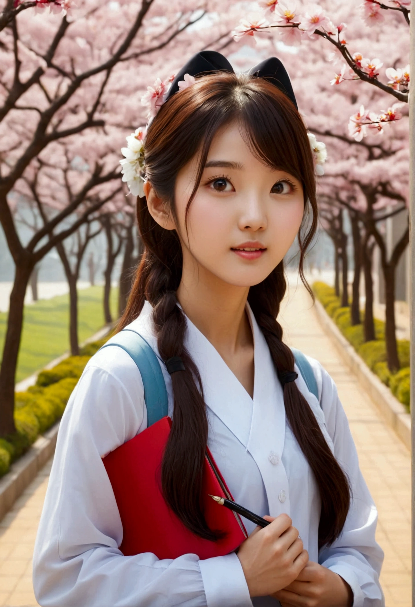young girl university south korea