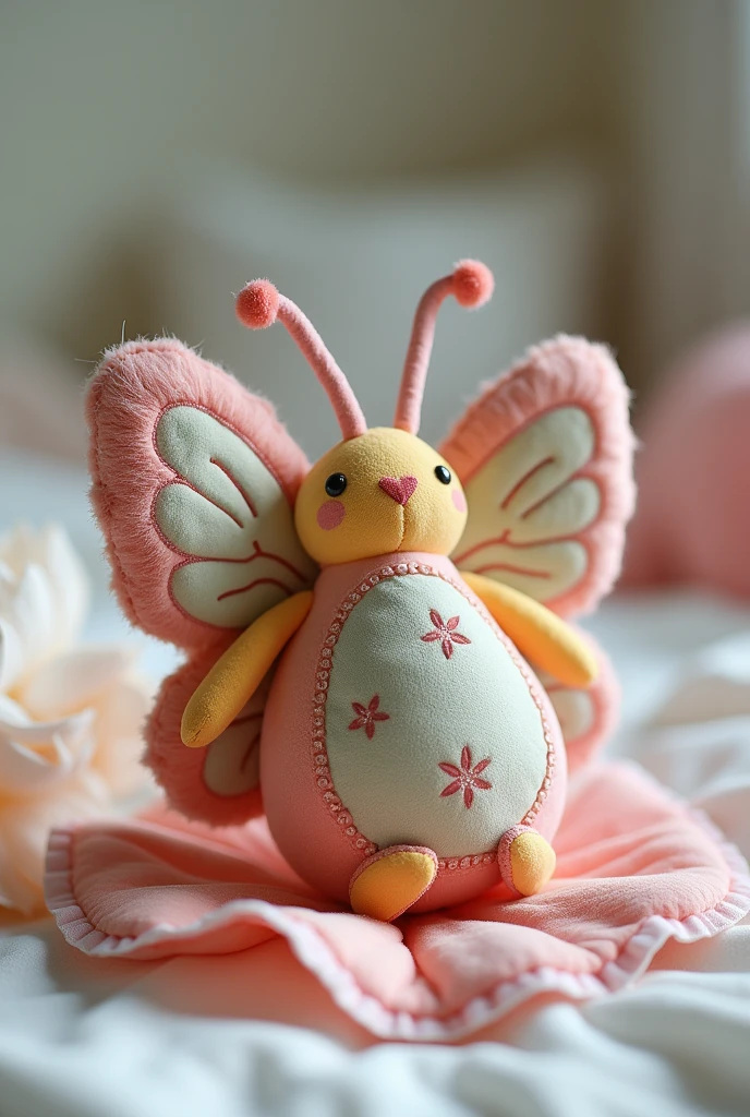 A stuffed butterfly