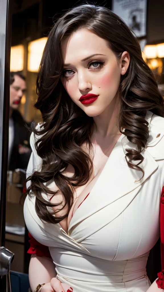 Kat Dennings Red Lips 