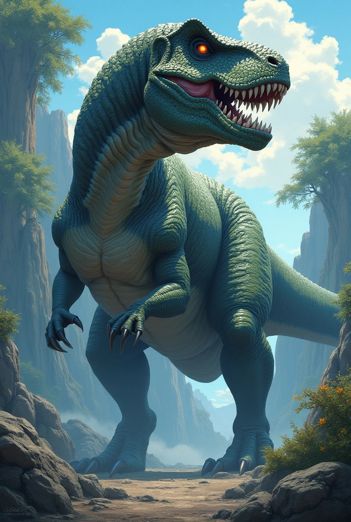 rex dinosaur anime