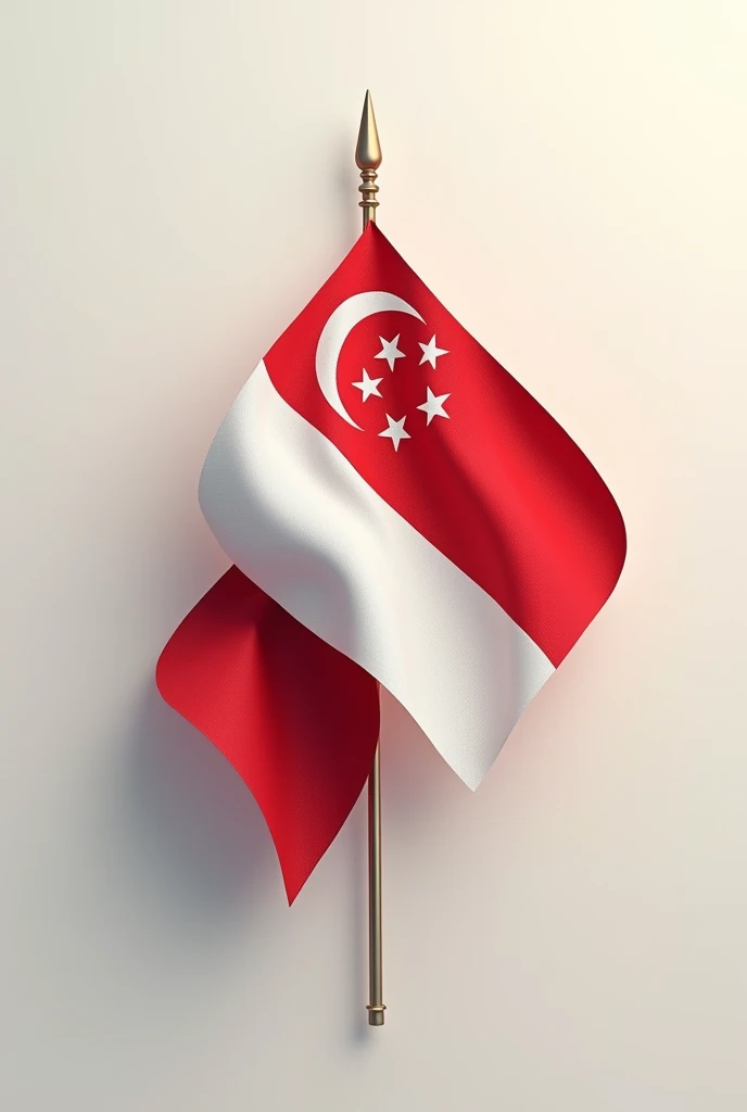 An artistic image of the flags of Panama and Singapore together