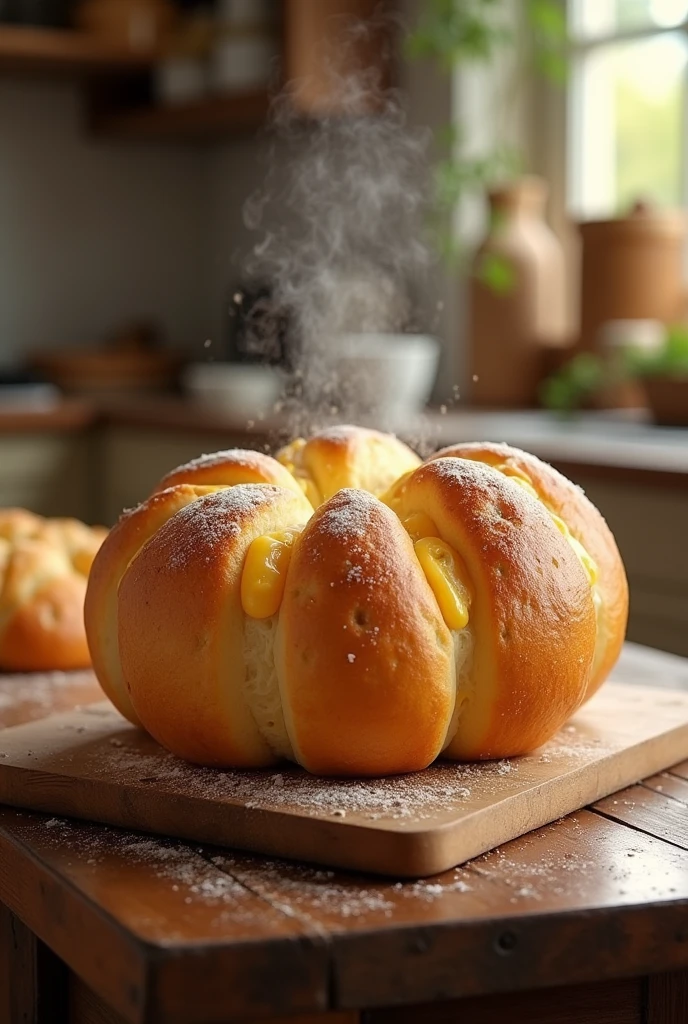 A cheese bread