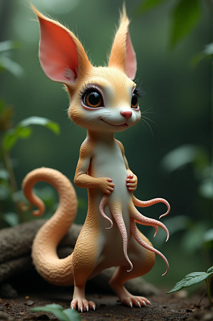 Sexy squirrel with octopus