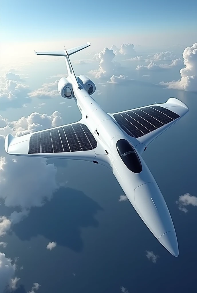 Single-engine 2x2x2 stratospheric electric aircraft with a thin body, with very thin airplane function, with upper T-tail and electric turboprop engines with solar panels on the wings and T-tail, much thinner with very thin fuselage




