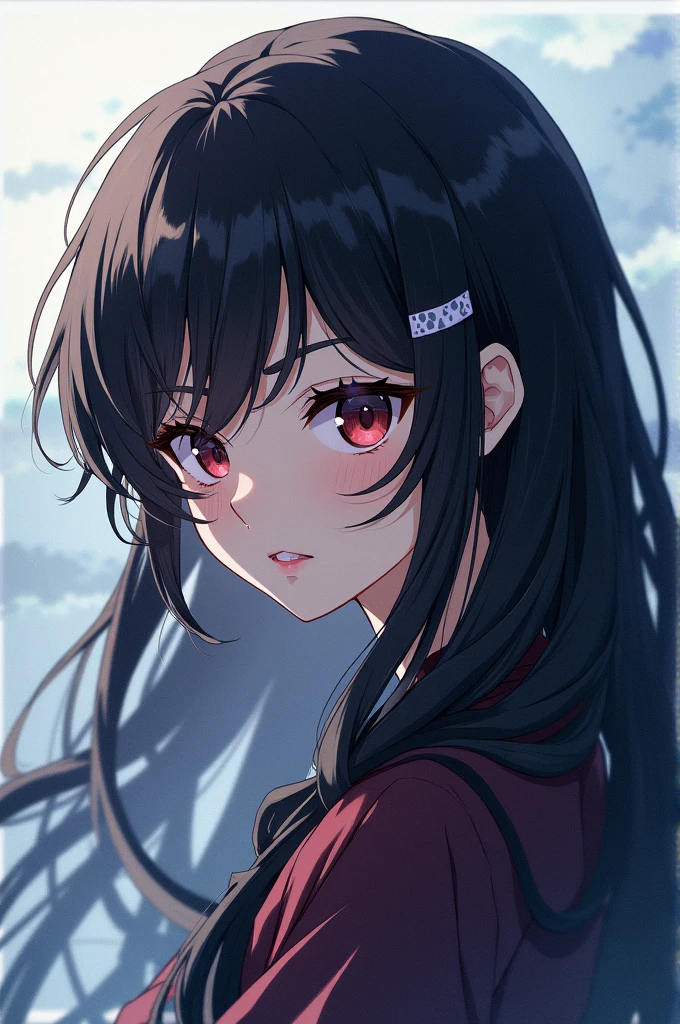 Female character named Misuke, , with black hair, anime style image