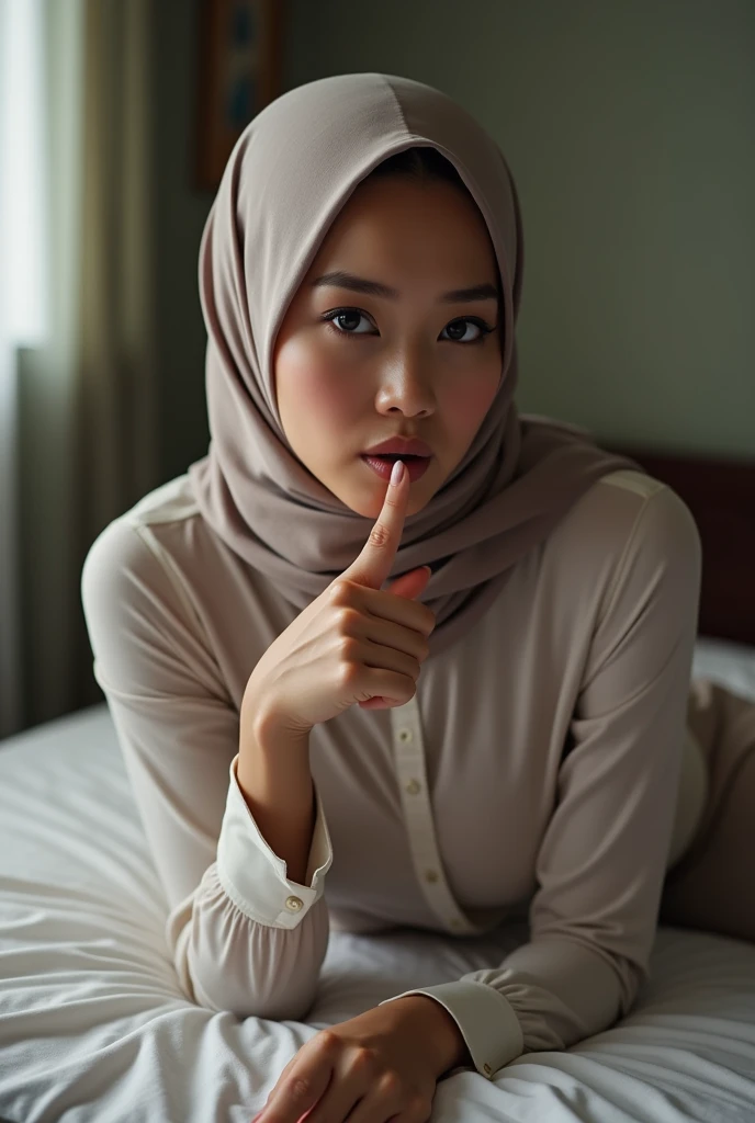 2woman, 3-Years-Old,Female Teacher, Hijab Beautiful Indonesian Woman, Wearing Tight Gamis, wearing bra, White Porcelain Skin, Realistic Ultra,,2, Lesbian Sex, deeply in Lustful,nipple lick,one finger on pussy,lay down on a table