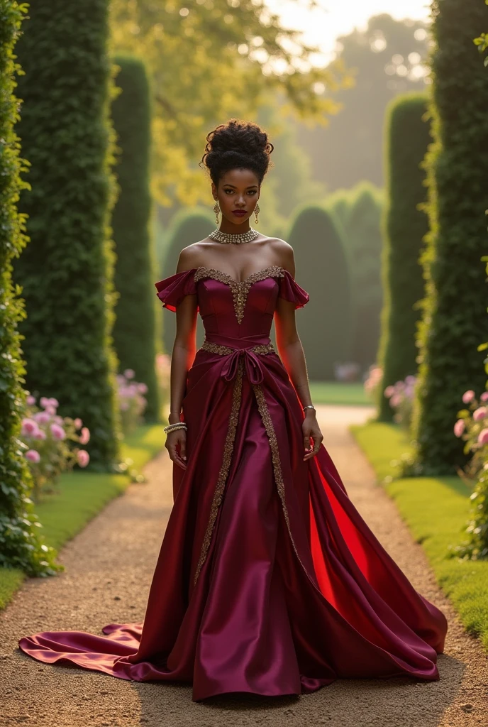 Rihanna as Duchess of "Bridgerton" Taking a walk