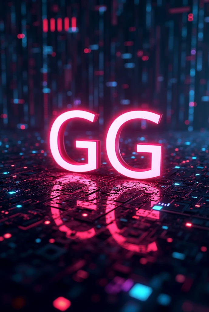 realistic game code background with gg text