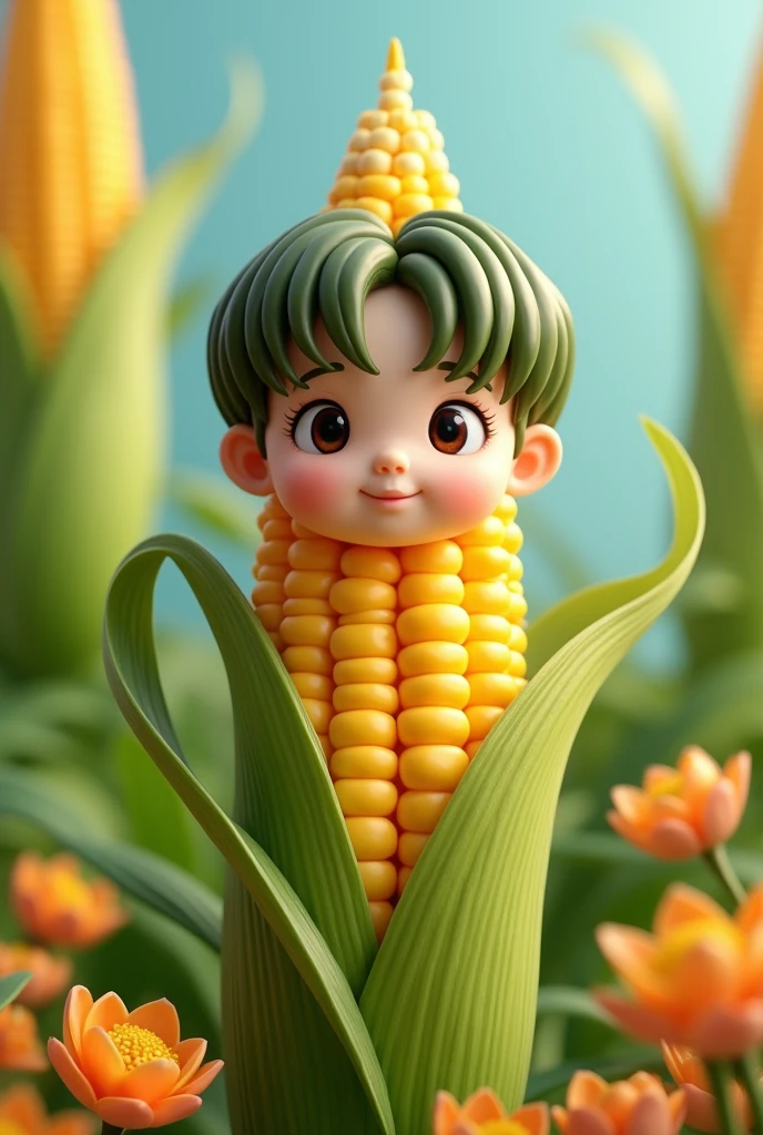 Make a baby corn with BTS Jungkook's face