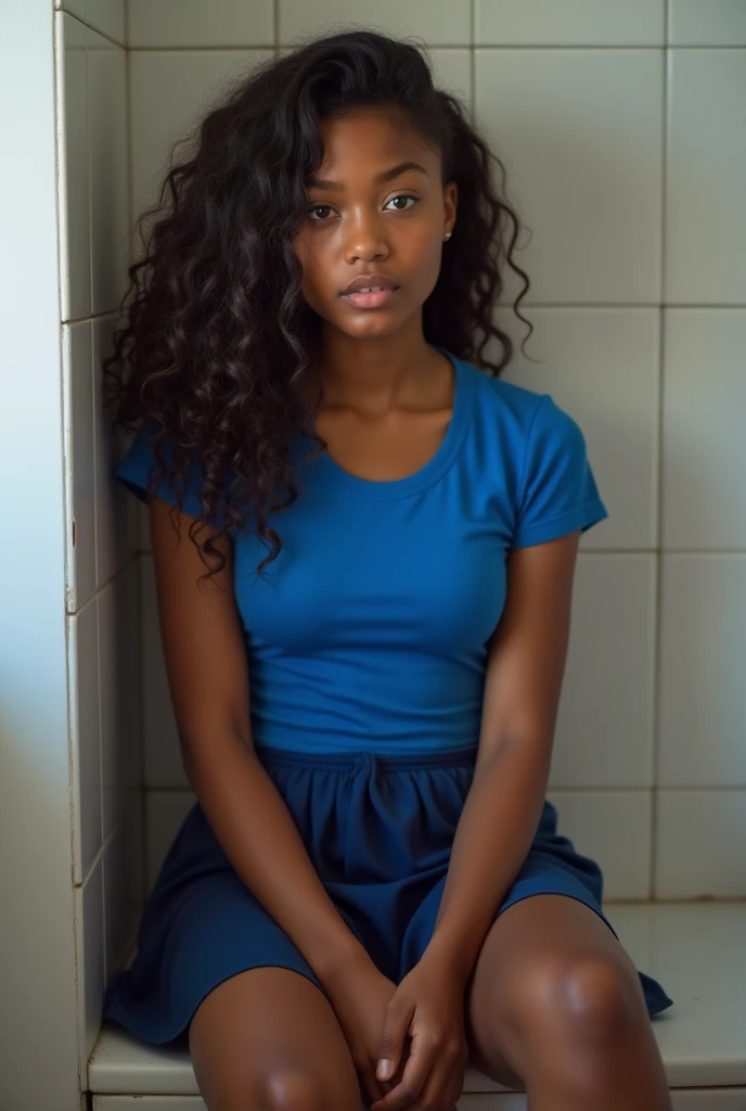 Young schoolgirl, dark skin, curly hair, big tits, blue t-shirt, short blue skirt, open fat legs. Beautiful naked ass. naked tits. School uniform showing tits and ass selfie in mirror naked big tits . Open t-shirt showing naked and sweaty breasts. Open legs sitting selfie nude erotic sensual porn pack. Naked ass and naked boobs in wet shower
