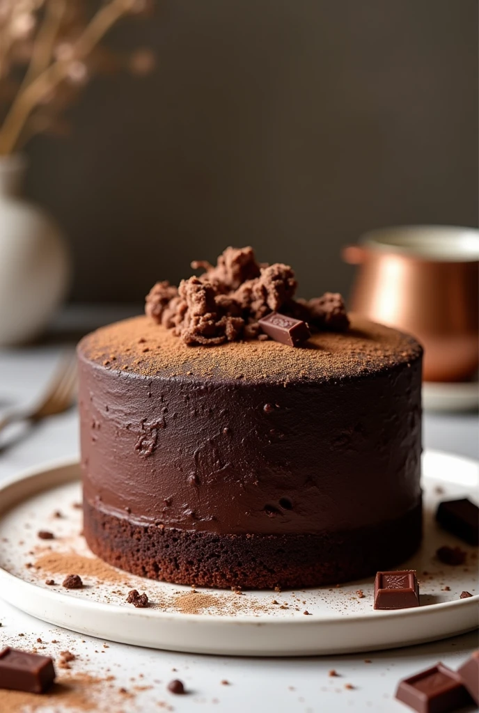 make a fluffy chocolate cake without icing