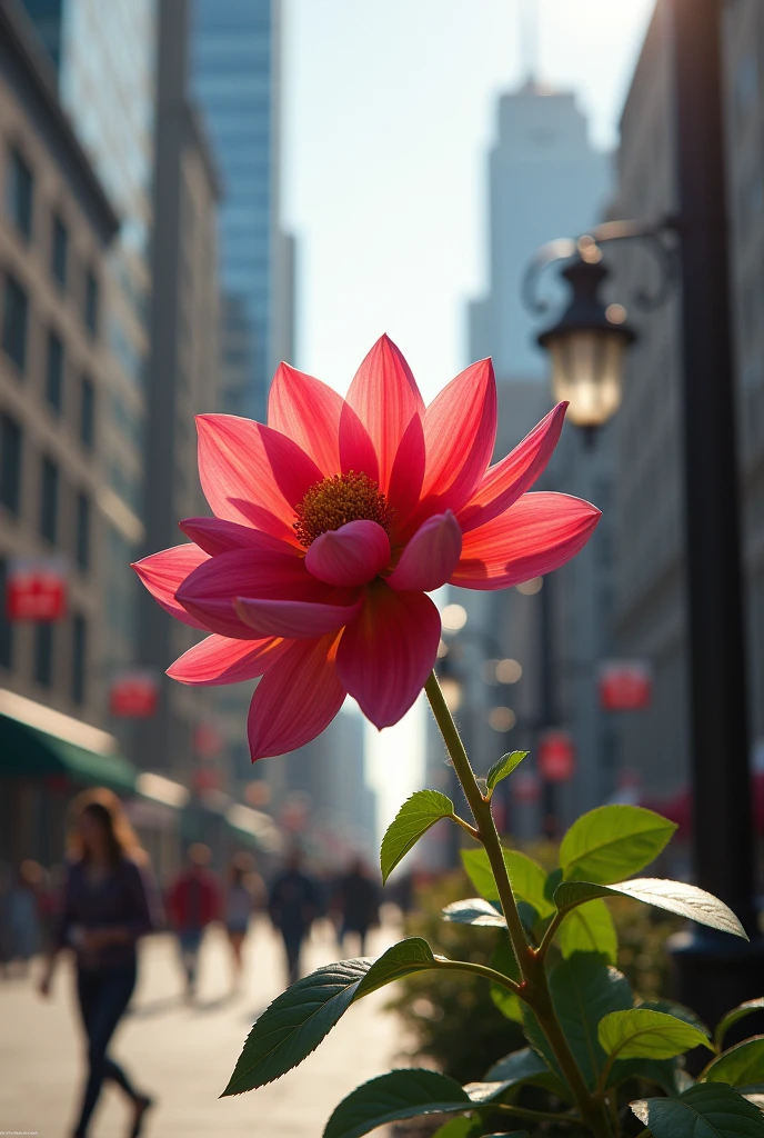 flower in the Canada street