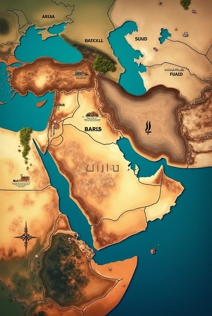 Full Arab map
