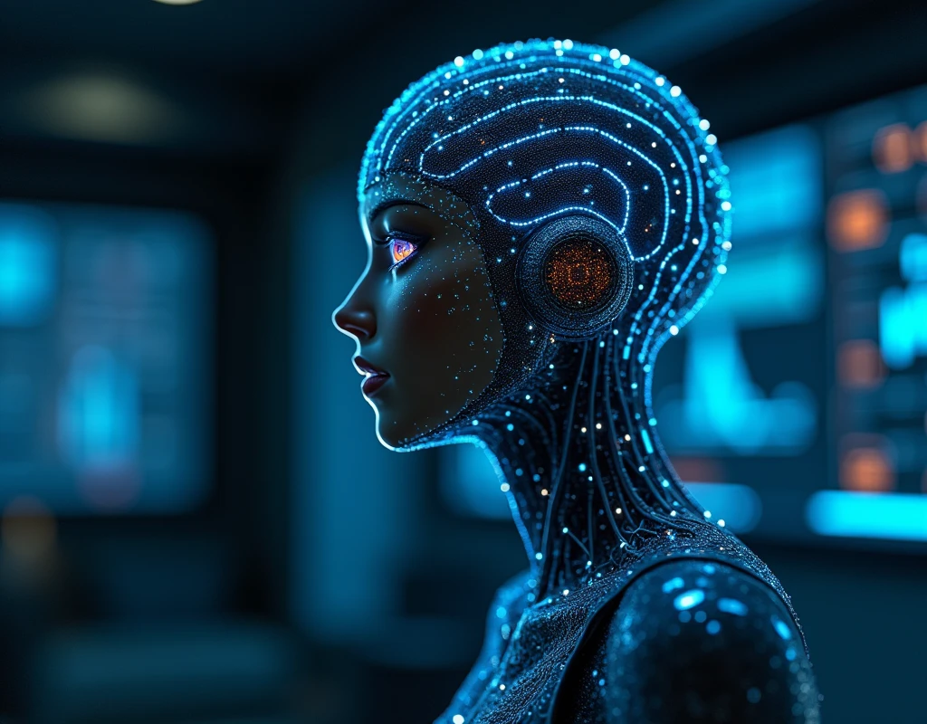 Profile picture for the Information Technology Telegram page. THE PERSON IS AN ARTIFICIAL INTELLIGENCE
