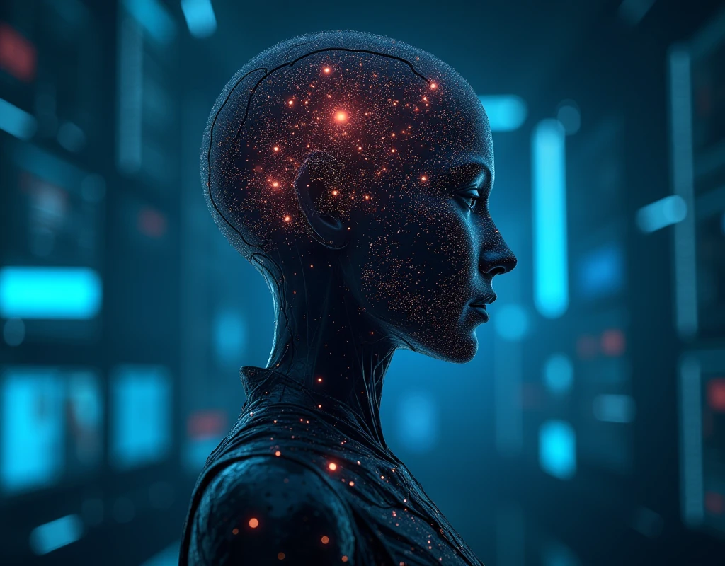 Profile picture for the Information Technology Telegram page. THE PERSON IS AN ARTIFICIAL INTELLIGENCE 