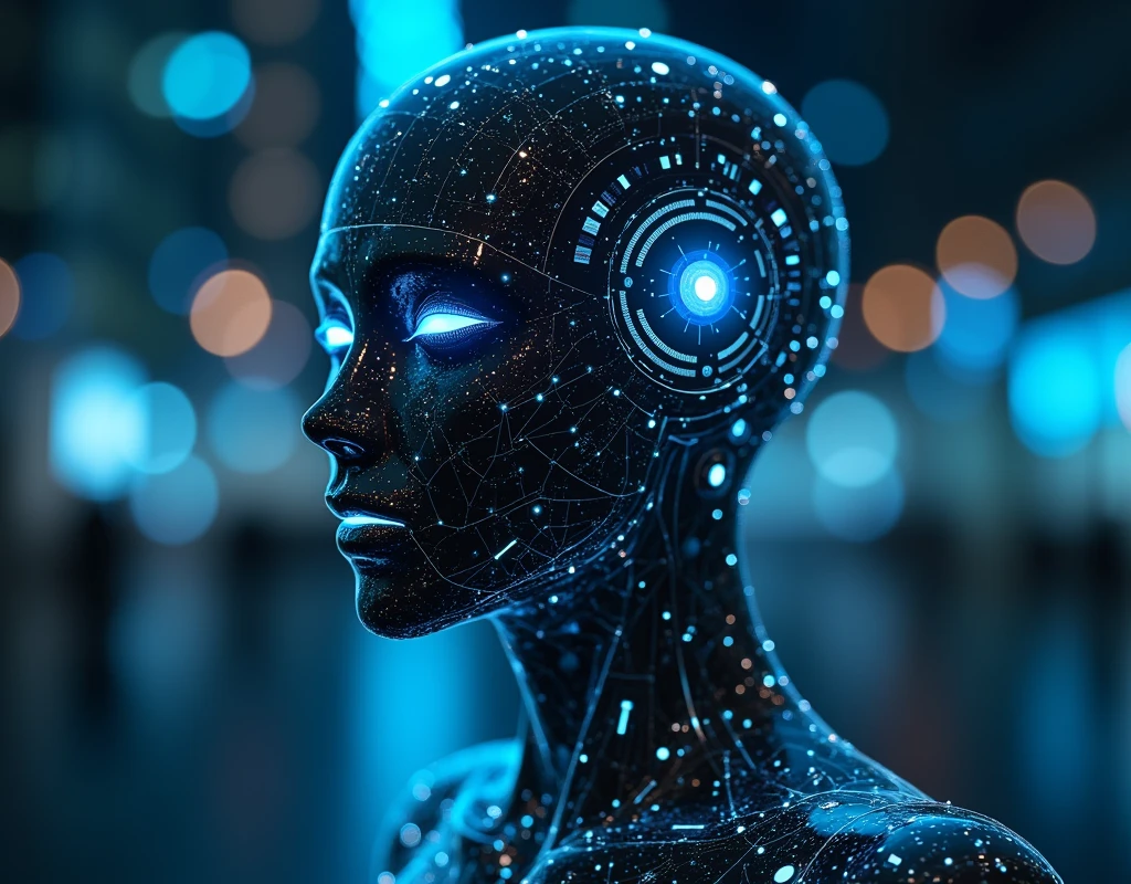 Profile picture for the Information Technology Telegram page. THE PERSON IS AN ARTIFICIAL INTELLIGENCE