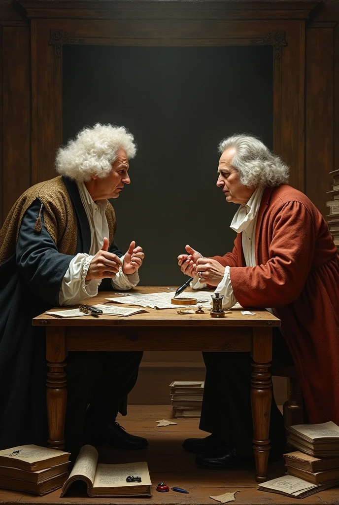 isaac newton fighting with leibniz