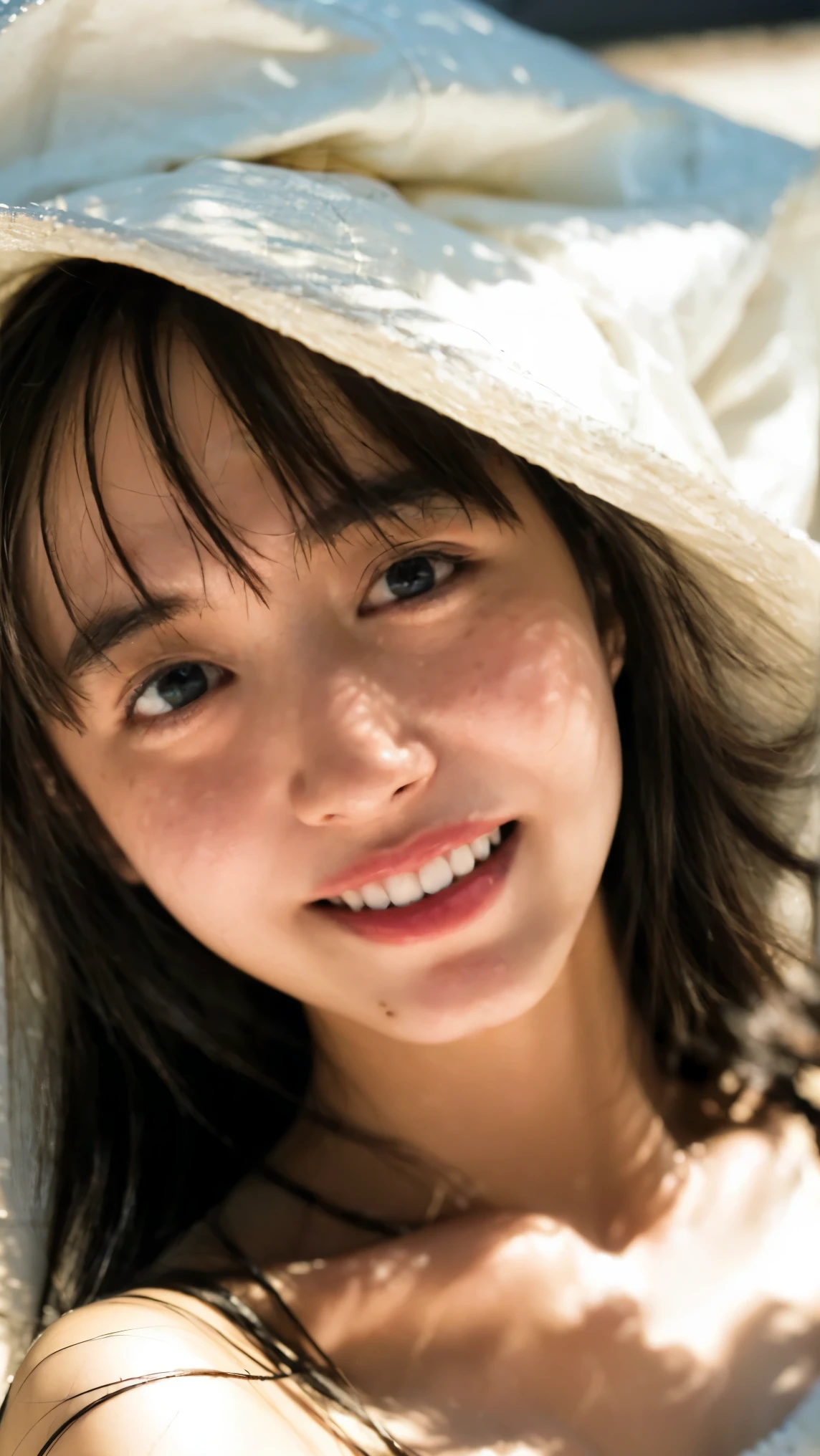 Cute Japanese Women Photos, smile:1.78, 20-year-old, oil, One Length Hair＆Hair straightening balm:1.55, (photo Realistic:1.4), (hyper Realistic:1.4), (Realistic:1.3), (Smoother lighting:1.05), (Improving the quality of cinema lighting:0.9), 32K, 1 person,20-year-oldの, Realistic lighting, Backlight, The light shines on your face, Ray Tracing, (Bright light:1.2), (Improvement of quality:1.4), (Highest quality Realistic textured skin:1.4), fine grain, Detailed face,(smile:0), (Emphasis on face close-up:1.3), (Enhances the beauty of skin texture:1.1),((Extremely precise and accurate anatomy:1.0)), (Enhances the beauty of skin texture:1.1), Clean and glowing skin, mesh, thin:1.2, (Realistic:1.3), Realisticなライティング, (Smoother lighting:1.05), 32K, One Japanese woman, fine grain, Detailed face, (Film Grain:1.1),(Accentuates body lines:1.1), High resolution, Natural look, Kind eyes, Improves hair quality, Delicate light and shadow, Transparent muscles, Graceful pose, Beautiful Eyes, Sharp details, Soft light reflection, Beautiful contours, Delicate skin tone, Fine hair texture,Cute Japanese Women Photos,