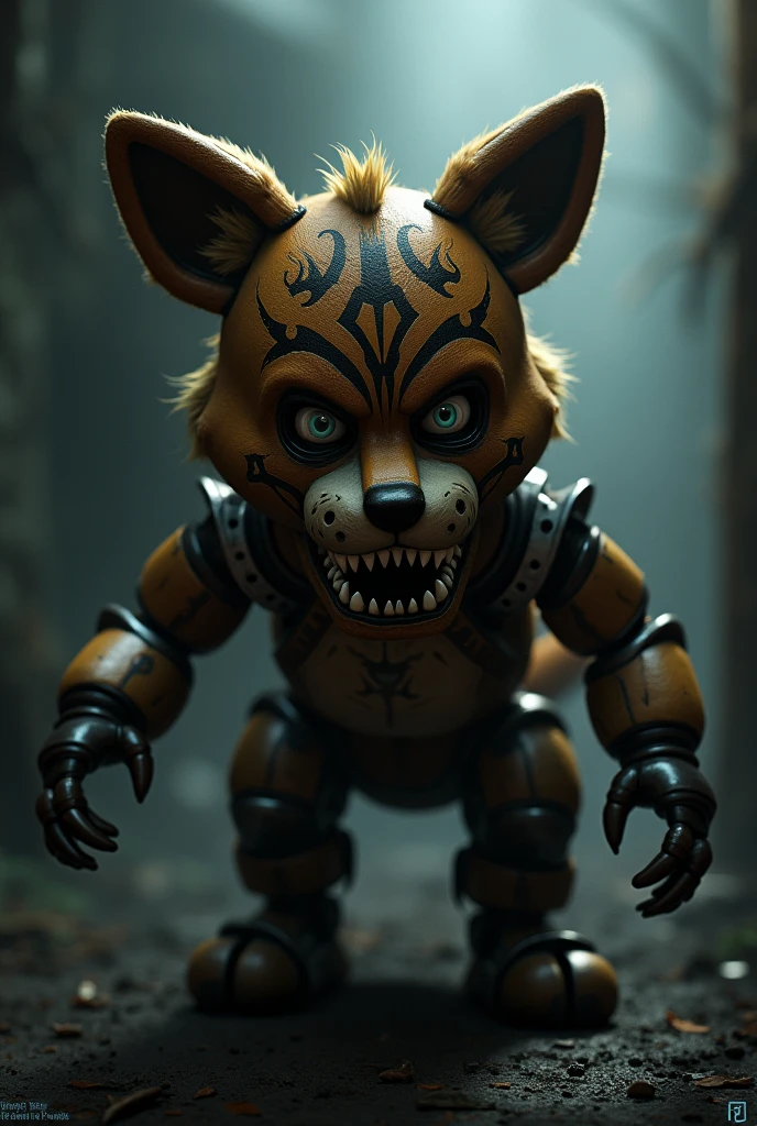 Foxy from fnaf with the hunter's mark