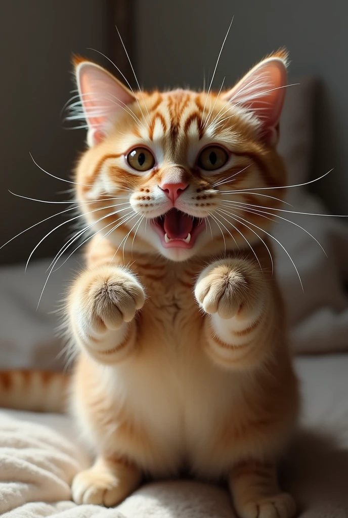 Pull the pussy wide with both hands.