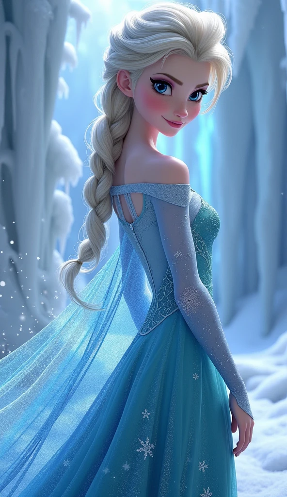 Very beautiful Elsa, whole body