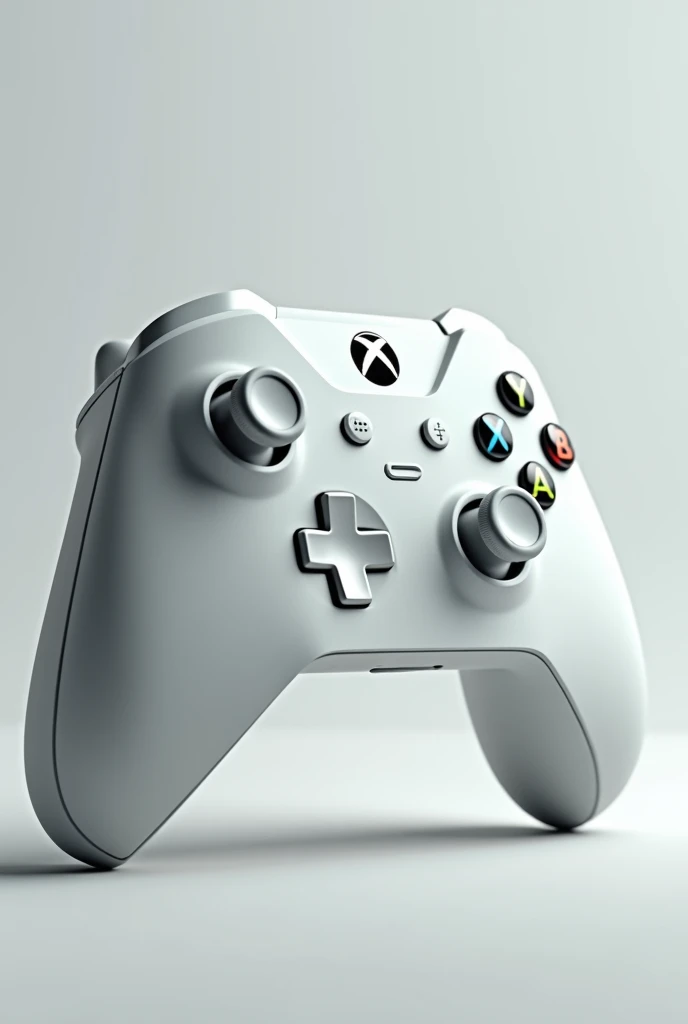 A realistic 3D style image of an Xbox controller in the shape of a logo.