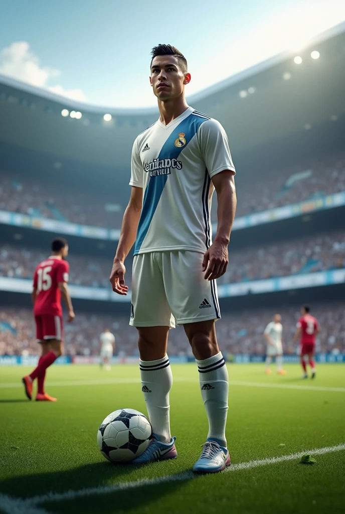 Make Cristiano Ronaldo Jr playing for Real Madrid 
